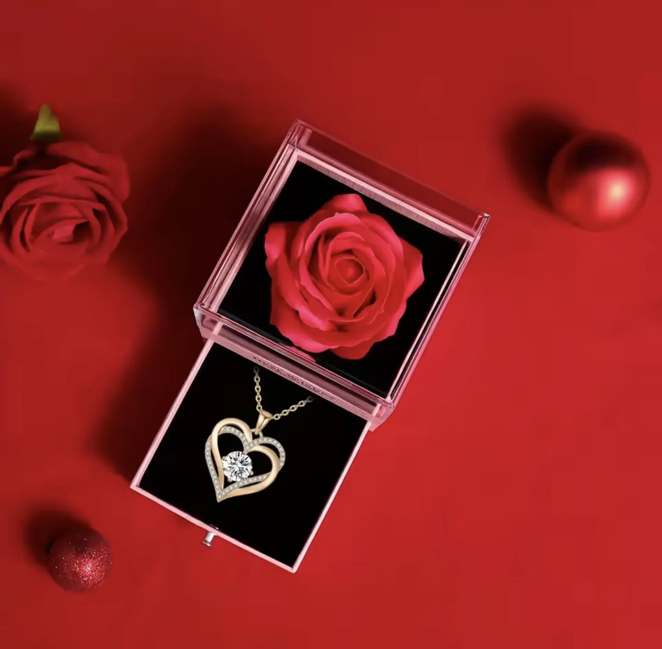 Artificial Rose Gift Set